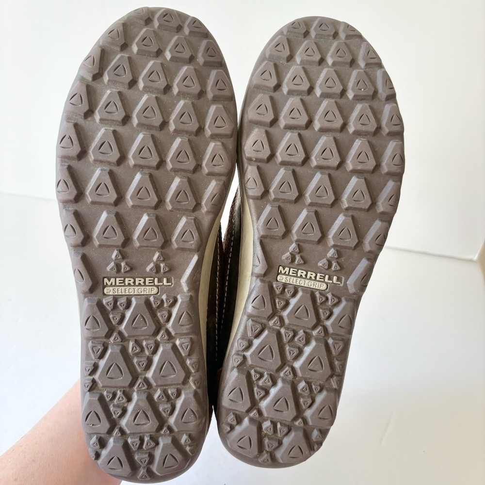Merrell Ashland Tie Brown Coffee Bean Womens Shoes - Picture 8 of 8